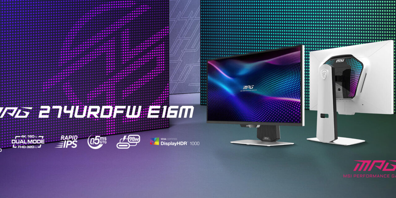 MSI unveils the ultimate MPG 274URDFW E16M – a powerful gaming monitor with Mini-LED and AI features