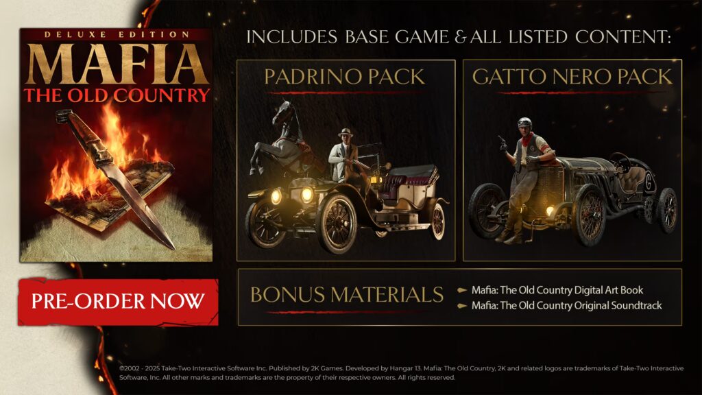 Mafia: The Old Country launching August 8 with excitingly low price tag 2 Mafia The Old Country Deluxe Edition 1