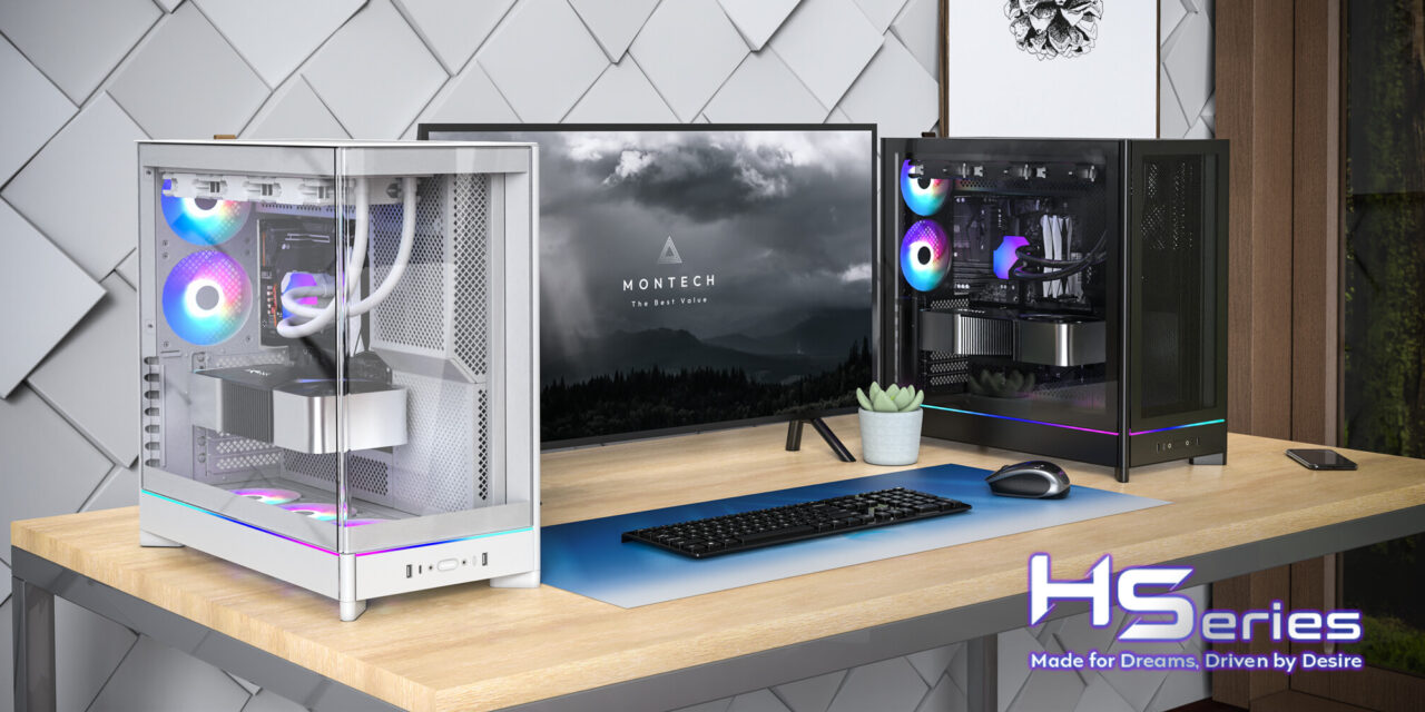 MONTECH launched HS series cases launched with reversible layout and chimney-style airflow