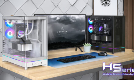 MONTECH launched HS series cases launched with reversible layout and chimney-style airflow