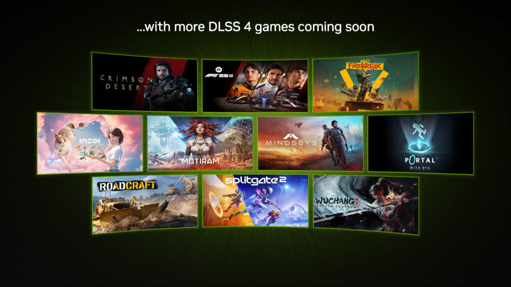 NVIDIA DLSS 4 brings breakthrough frame generation to over 125 games and apps 1 NVIDIA DLSS 4