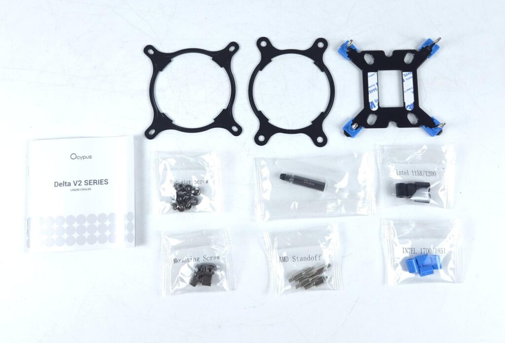 Ocypus Delta L36 White ARGB V2 Review: Low Price with High Performance 4 Ocypus Delta L36 White ARGB V2 Box Contents