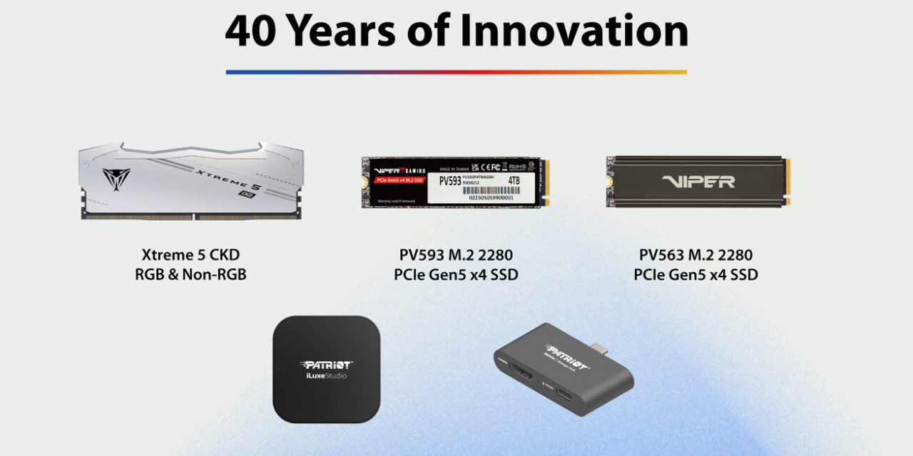 Patriot Memory showcases full performance and mobile storage lineup at Computex 2025