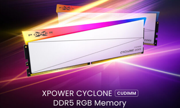 Silicon Power launches powerful DDR5 CUDIMM in XPOWER Cyclone series with speeds up to 9200 MT/s
