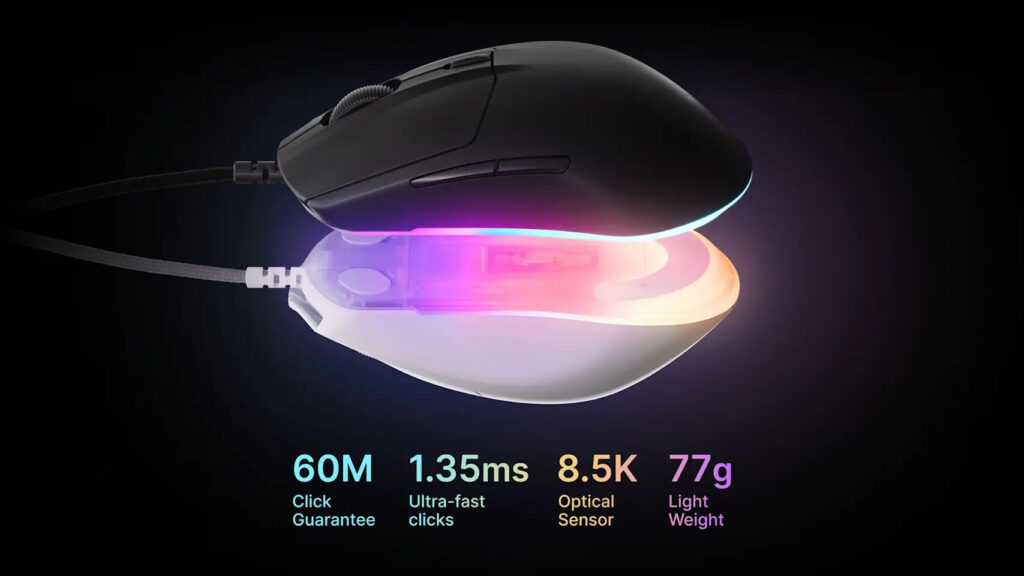 SteelSeries powers up Rival 3 Gen 2 mice with faster clicks, bold colours, and better value 1 SteelSeries Rival 3 Gen 2 4