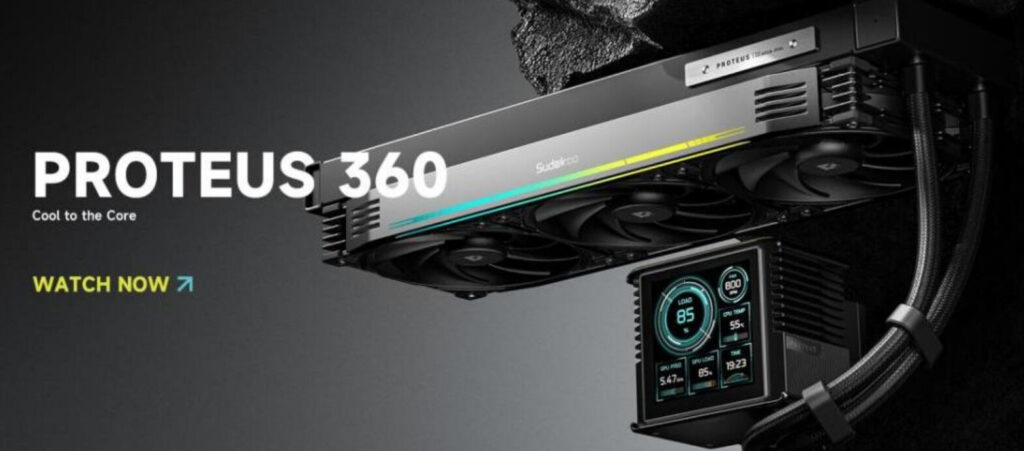 Sudokoo to proudly unveil powerful thermal solutions at Computex 2025 4 Sudokoo PROTEUS 360 AIO Cooler