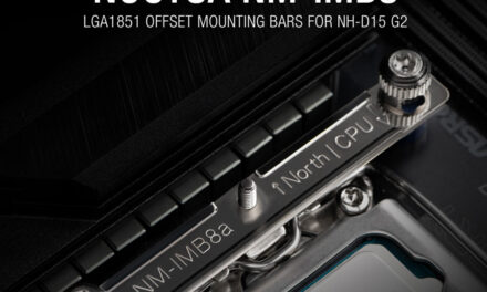Noctua releases NH-D15 G2 specific offset LGA1851 mounting bars for improved cooling performance