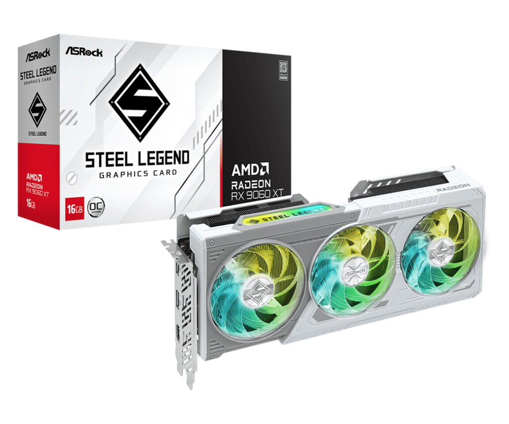 ASRock Supercharges PC Gaming with Exciting New RX 9060 XT Steel Legend & Challenge 1 ASRock Radeon RX 9060 XT 1