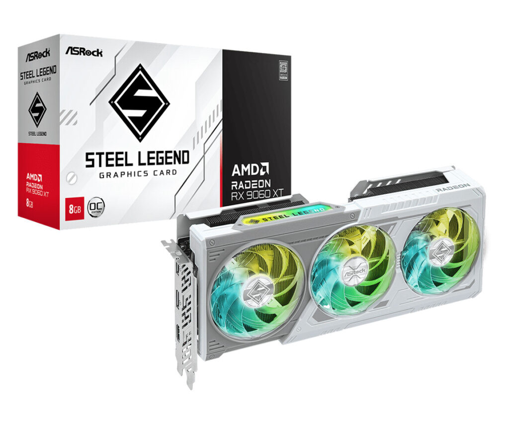 ASRock Supercharges PC Gaming with Exciting New RX 9060 XT Steel Legend & Challenge 2 ASRock Radeon RX 9060 XT 5