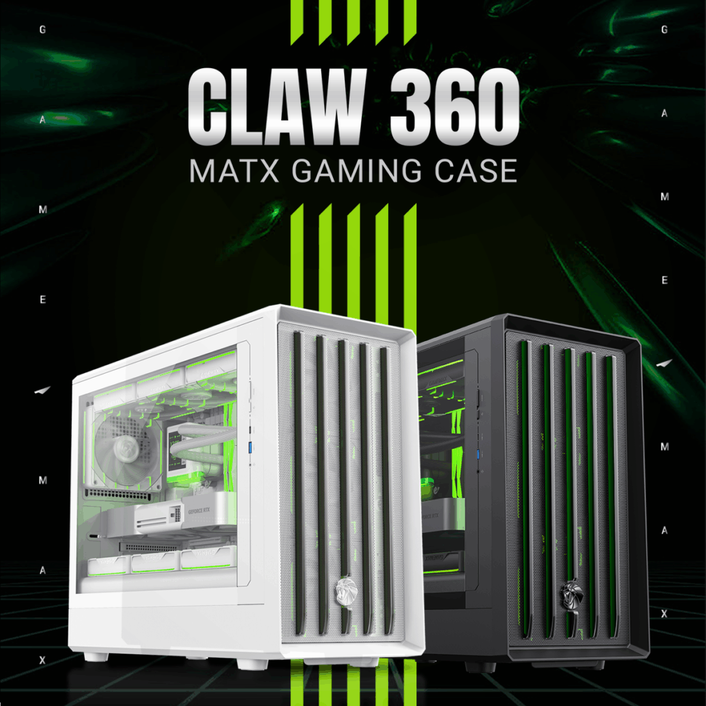 GAMEMAX CLAW 360 and CLAW 460 Gaming Cases Introduced 1 GAMEMAX Claw 360