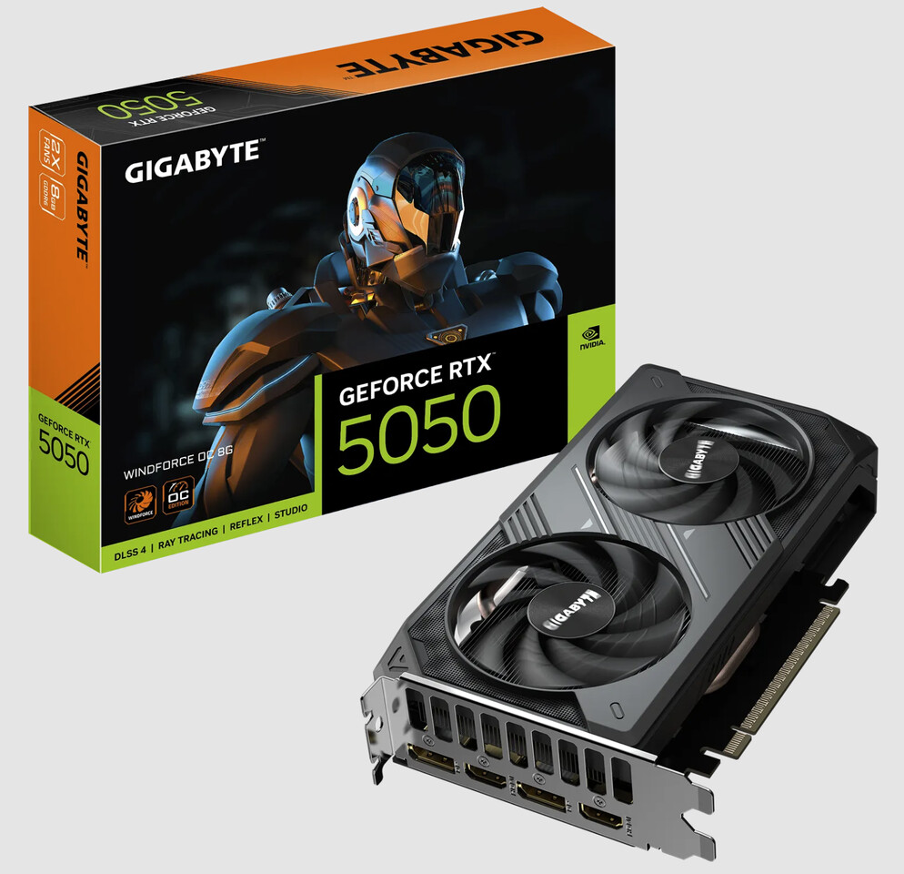 Gigabyte unveils impressive trio of RTX 5050 graphics cards, including a powerful low-profile model 2 Gigabyte Geforce RTX 5050 3