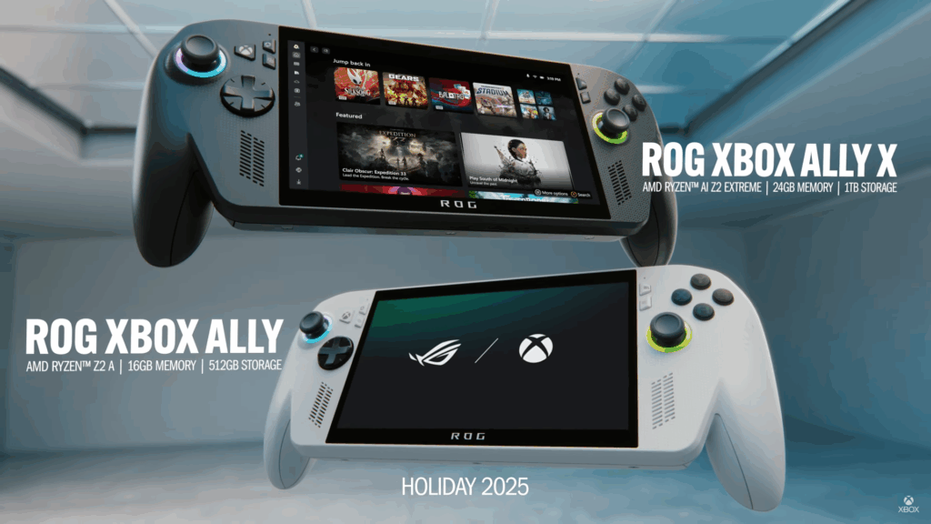 ASUS unveils powerful ROG Xbox Ally handhelds with Xbox DNA and Ryzen AI Z2 Extreme muscle 1 ROG Xbox Ally