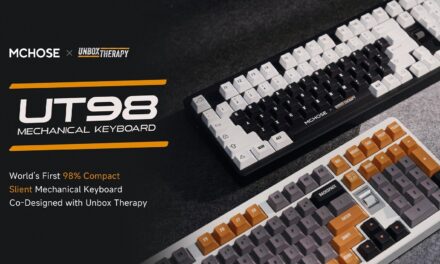 UT98 silent mechanical keyboard by MCHOSE and Unbox Therapy launches on Kickstarter