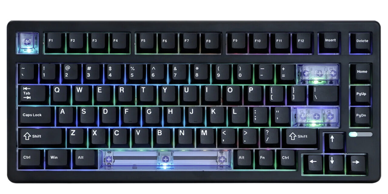 Epomaker HE80 keyboard shines with Hall Effect power and RGB flair