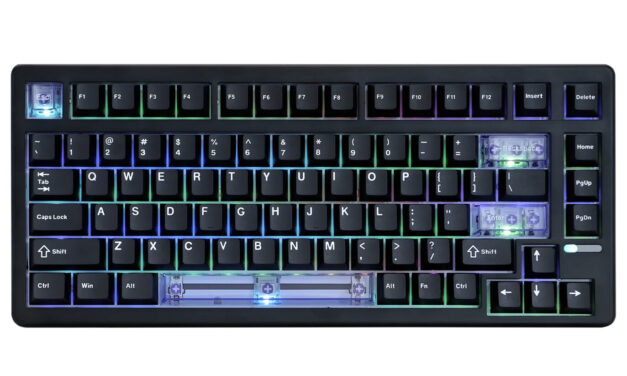 Epomaker HE80 keyboard shines with Hall Effect power and RGB flair