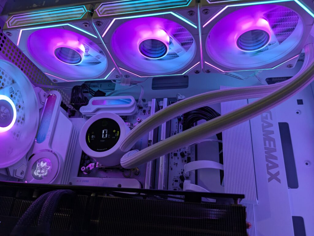GameMax IceBurg 360 Digital WH review – Brilliant design, powerful cooling 36 GAMEMAX Iceburge 360 Digital WH ARGB Lighting 1
