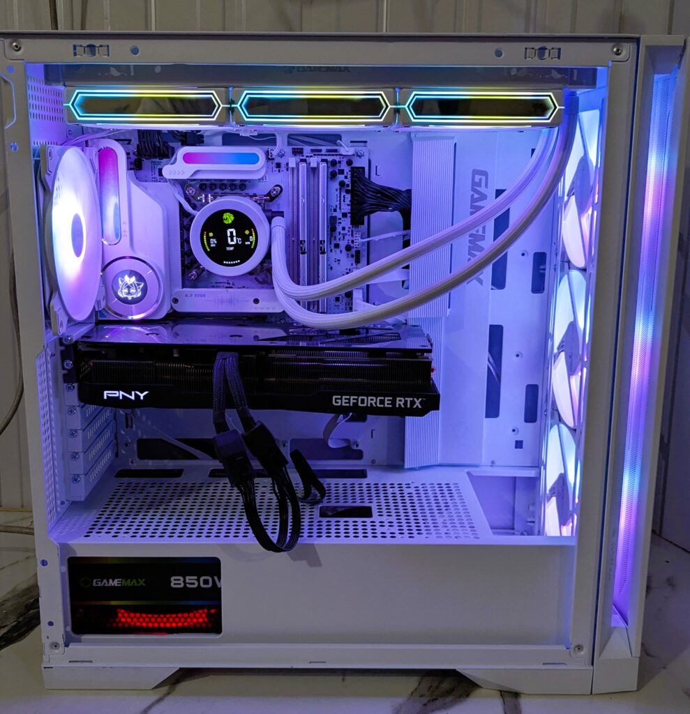 GameMax IceBurg 360 Digital WH review – Brilliant design, powerful cooling 37 GAMEMAX Iceburge 360 Digital WH ARGB Lighting 3