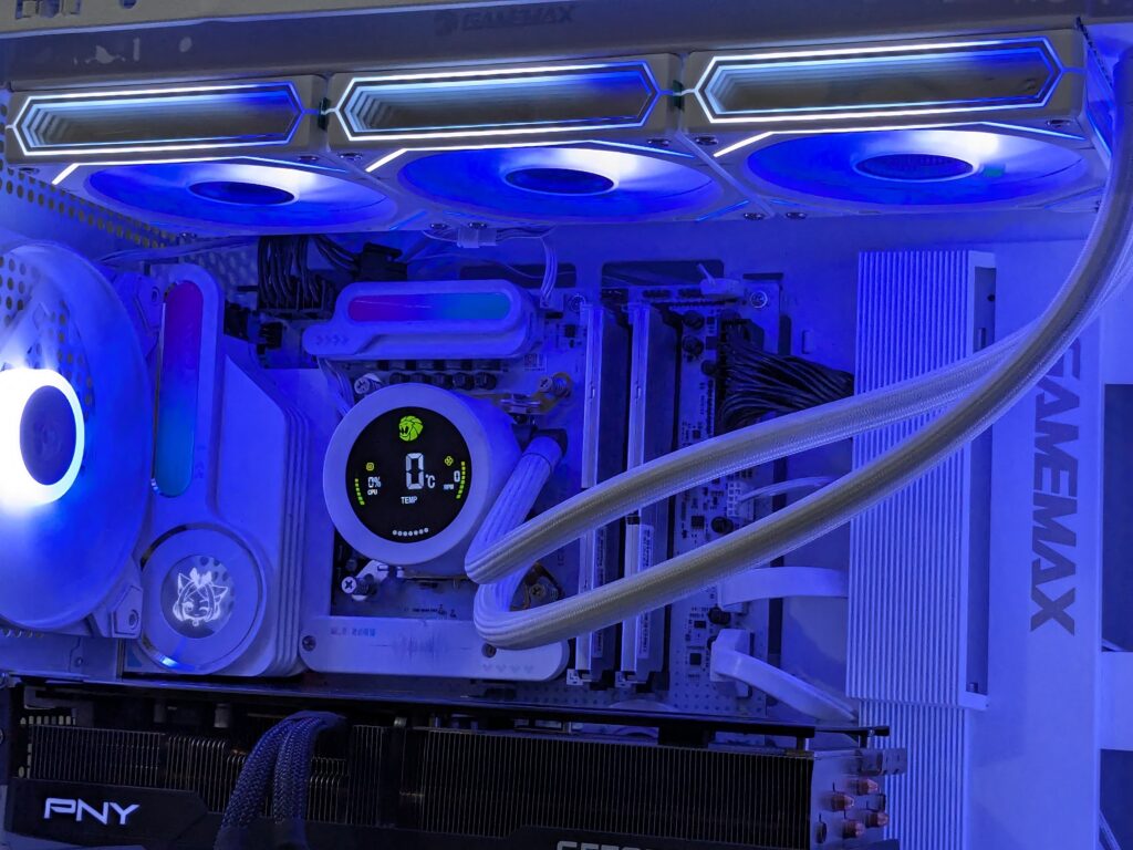GameMax IceBurg 360 Digital WH review – Brilliant design, powerful cooling 38 GAMEMAX Iceburge 360 Digital WH ARGB Lighting 4
