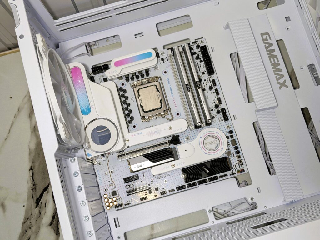 GameMax Leader 2 Review – A Bold, Spacious Case for Next-Gen Builds 35 GAMEMAX Leader 2 case motherboard installation