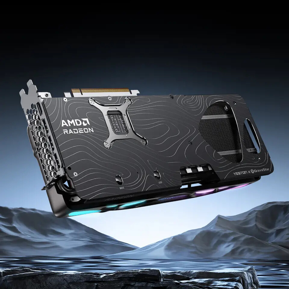 GravaStar Mercury Nova RX 9070 XT GPU Shines with Bold Power and Style 3 GravaStar Mercury Nova RX 9070 XT (7)