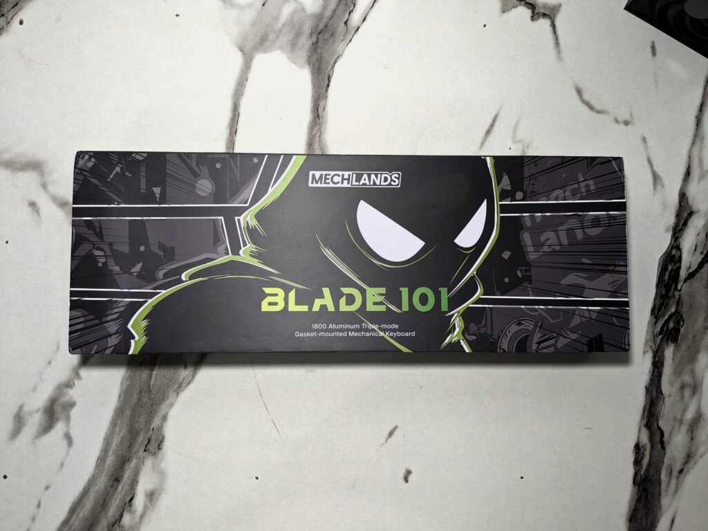 MechLands Blade101 review: bold design, smooth typing 1 MechLands Blade101 box front