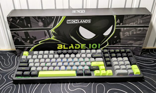 MechLands Blade101 review: bold design, smooth typing
