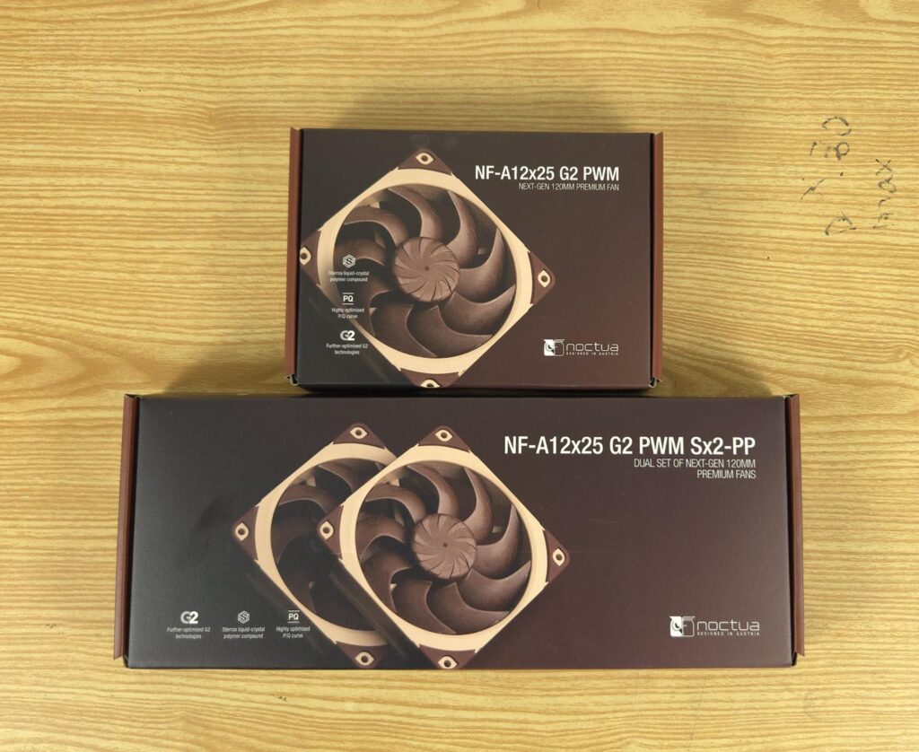 Noctua NF-A12x25 PWM G2 Fans Review 2 Noctua NF A12x25 G2 PWM Packing Box 1