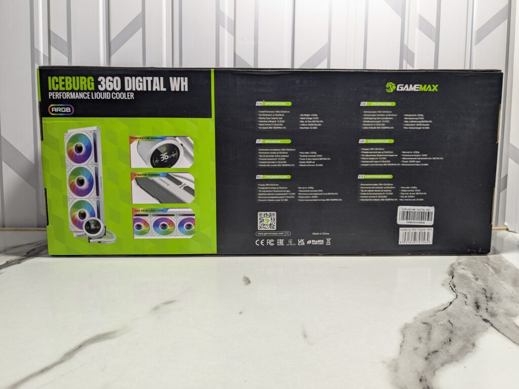 GameMax IceBurg 360 Digital WH review – Brilliant design, powerful cooling 2 PXL 20250520 105543531