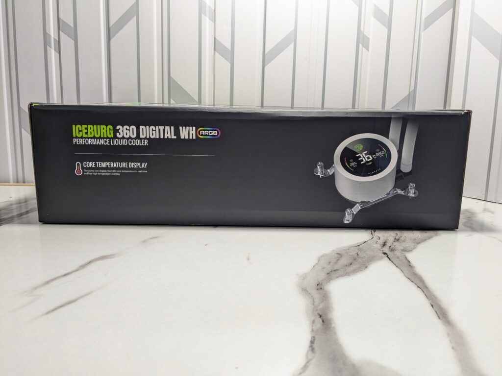 GameMax IceBurg 360 Digital WH review – Brilliant design, powerful cooling 3 PXL 20250520 105612479