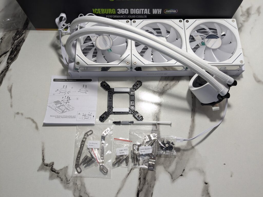 GameMax IceBurg 360 Digital WH review – Brilliant design, powerful cooling 10 PXL 20250520 110337374