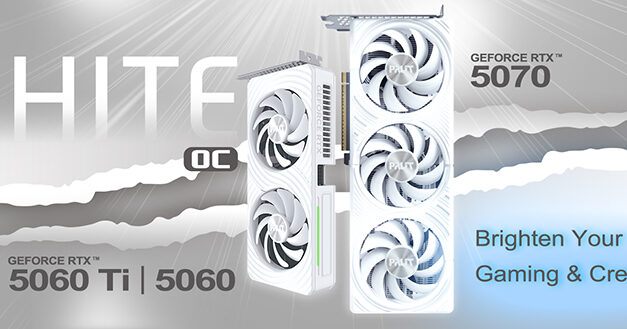 Palit unveils stylish RTX 50 WHITE GPUs for next-gen gaming
