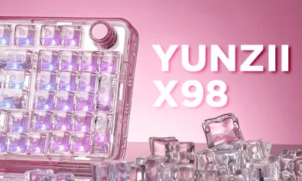 YUNZII X98 keyboard offers clear style and powerful features