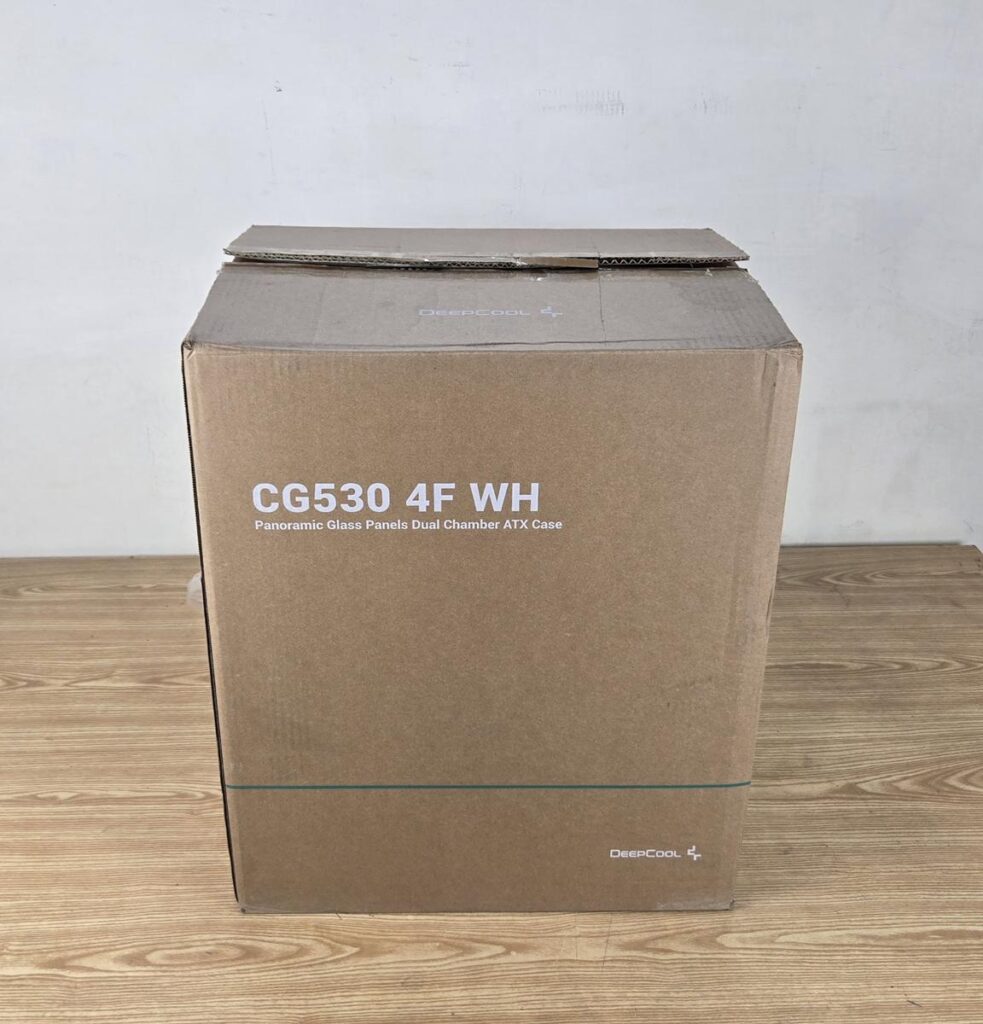 DeepCool CG530 4F WH: A perfect case for the budget users with no compromise 2 DeepCool CG530 4F WH Packing Box 1