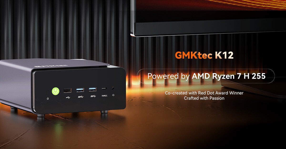 GMKtec NucBox K12 Mini PC brings fast speed in small size