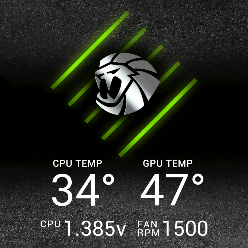 GAMEMAX Introduces GLACIER Series Liquid Coolers with Customizable Display 5 Gamemax Glacier GUI D 完整效果模擬