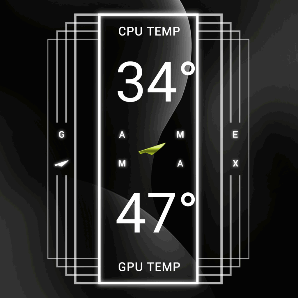 GAMEMAX Introduces GLACIER Series Liquid Coolers with Customizable Display 8 Gamemax GUI A 完整效果模擬
