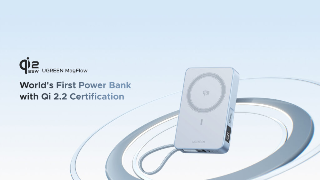 UGREEN MagFlow: World’s First Qi 2.2-Certified Magnetic Power Bank 1 KV 1920x1080 1 1