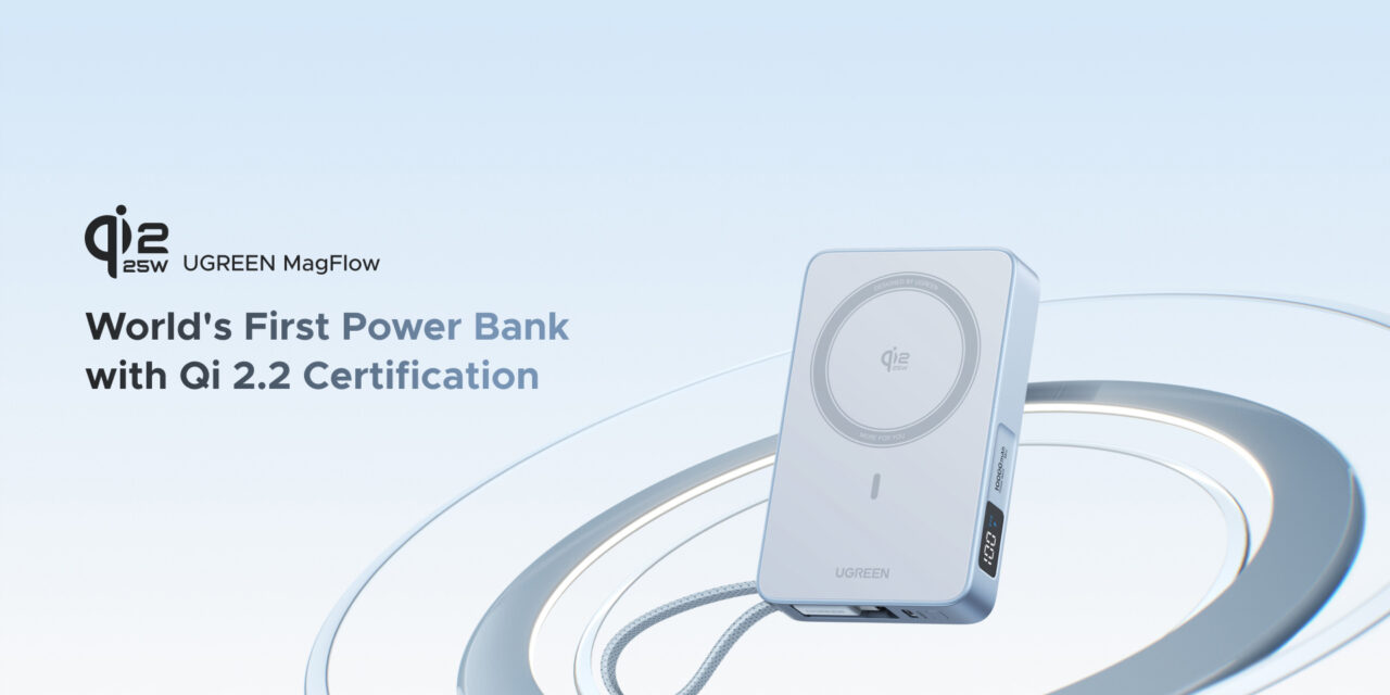 UGREEN MagFlow: World&rsquo;s First Qi 2.2-Certified Magnetic Power Bank