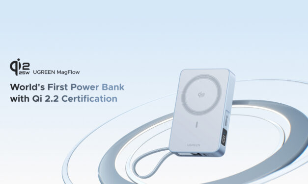 UGREEN MagFlow: World’s First Qi 2.2-Certified Magnetic Power Bank