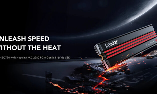 Lexar EQ790 SSD with heatsink delivers blazing fast speeds