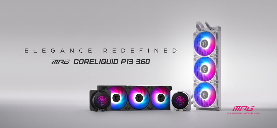 MSI’s stunning new MPG CORELIQUID P13 AIO cooler is here