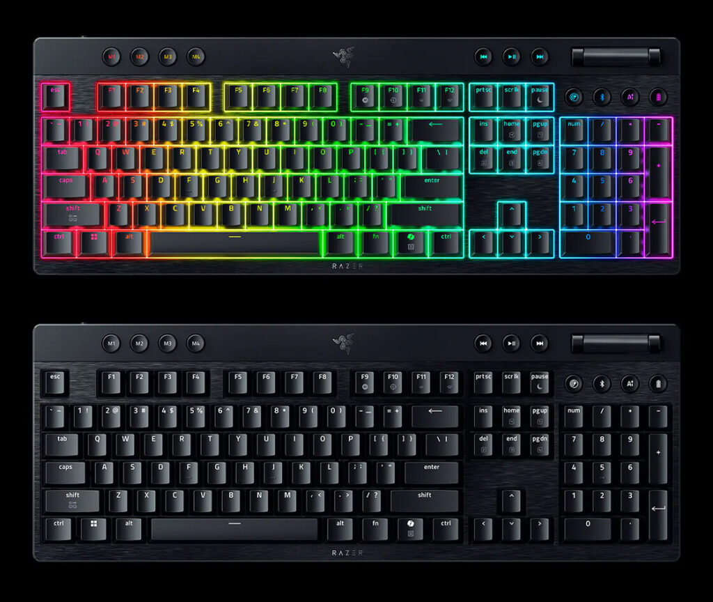 Razer BlackWidow V4 Low-profile brings speed and comfort 1 Razer BlackWidow V4 3