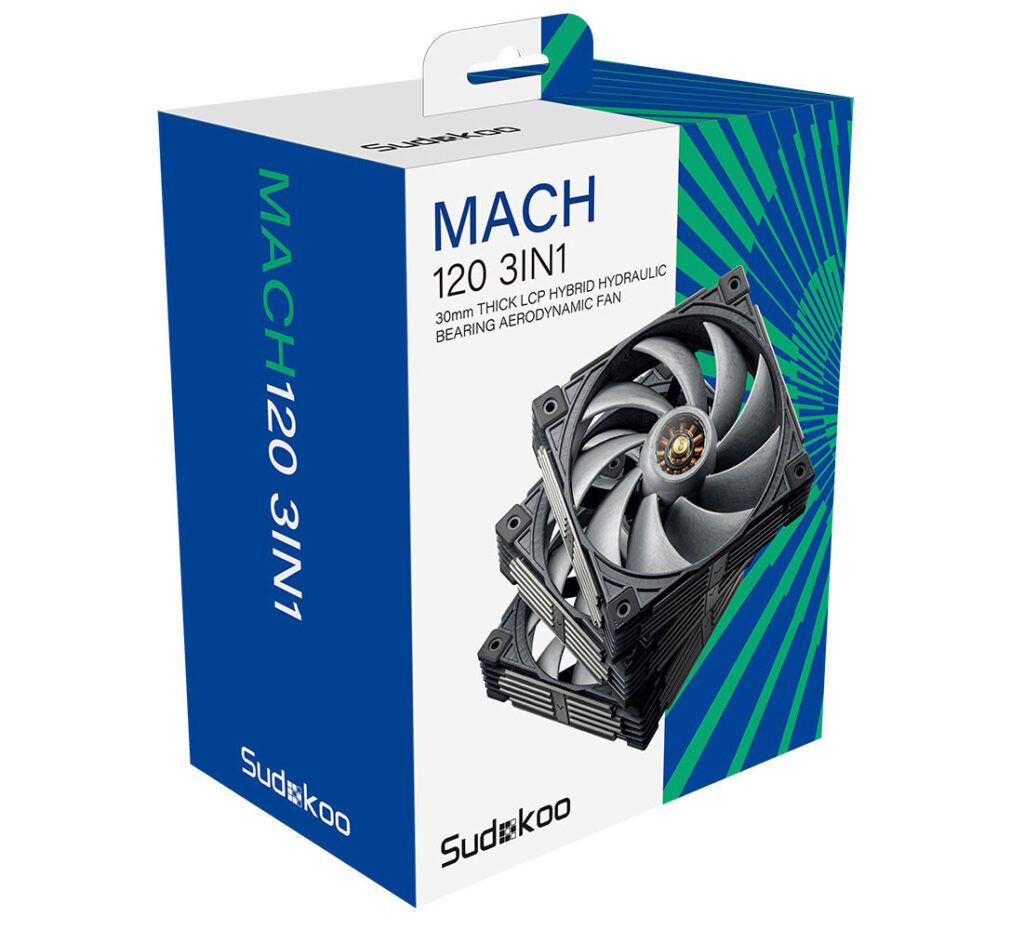 Sudokoo MACH 120 fans deliver powerful and smooth cooling 5 Sudokoo MACH 120
