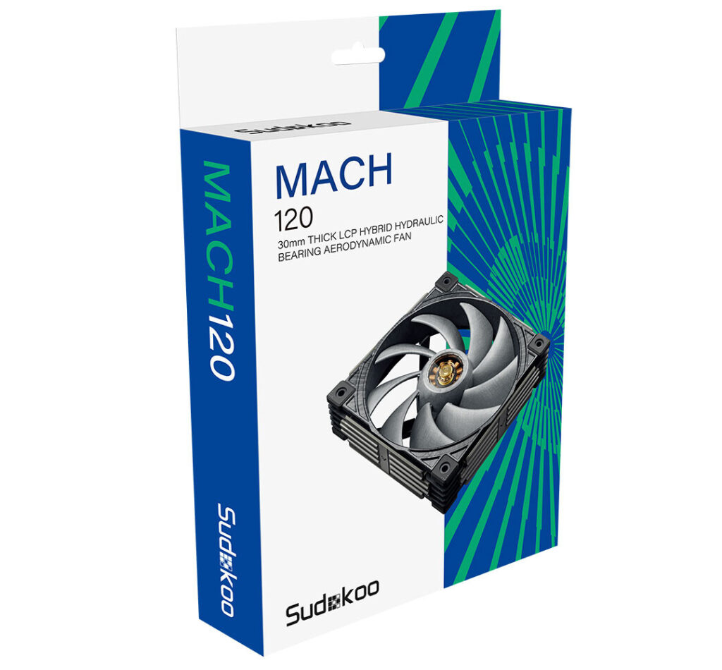 Sudokoo MACH 120 fans deliver powerful and smooth cooling 4 Sudokoo MACH 120
