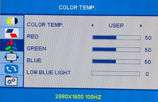 UPERFECT UColor O2 review: Amazing OLED screen in a slim design 16 UPERFECT UColor O2 OSD Menu 5