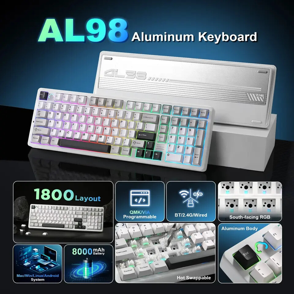 YUNZII AL98 delivers stunning premium design and power 2 Yunzii AL98 keyboard 4