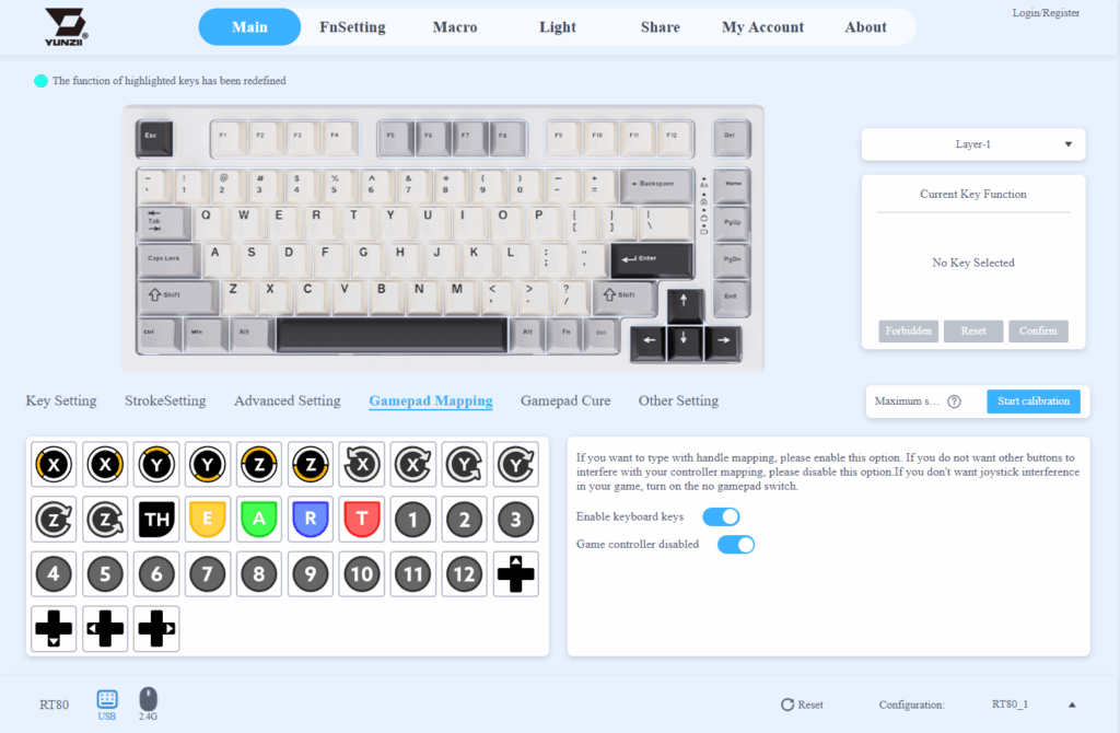 Yunzii RT80 Rappid Trigger Keyboard Review – Smooth, Fast and Reliable 27 Yunzii RT80 software