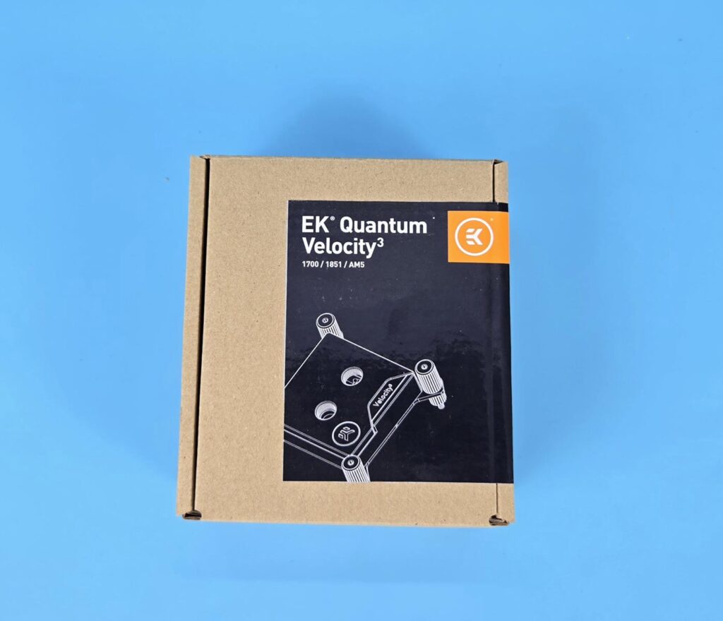 EK-Quantum Velocity3 Plexi - CPU Water Block Review 2 EK Quantum Velocity3 1700 1851 AM5 Plexi Packing Box 1