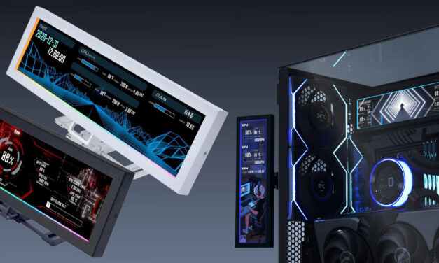 LIAN LI 8.8″ universal screen makes PC setups shine