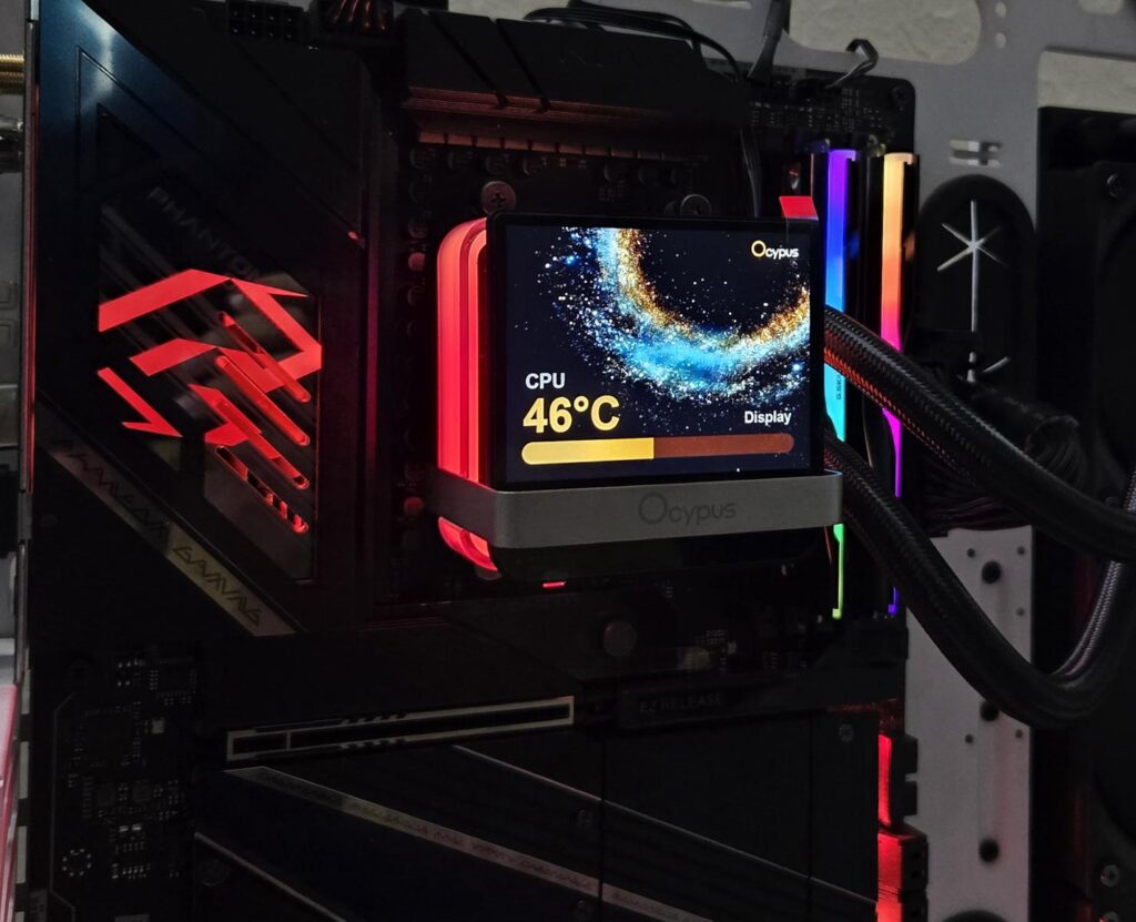 Ocypus Sigma L36 Pro BK RGB Display 1